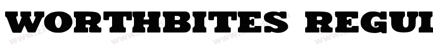Worthbites Regular字体转换